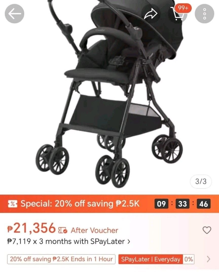 Combi sogucal L compact (Category: Strollers) located in Dasmarinas. Submitted by sheanne0828 (Listing ID 1468955275, Image 1). Description: ❤️Combi Sugocal L Compact❤️ ‼️💥Mine @ 3,850 only💥‼️ Market Price : 21k (see first photo) 👉 Good as new 👉Lightweight 👉High Seat 👉Compact fold 👉Reversible handle 👉Fully recline seat 👉Full range canopy 👉With head and back support cushion 👉Detachable front bar 👉5 point safety harness 👉Auto swivel wh