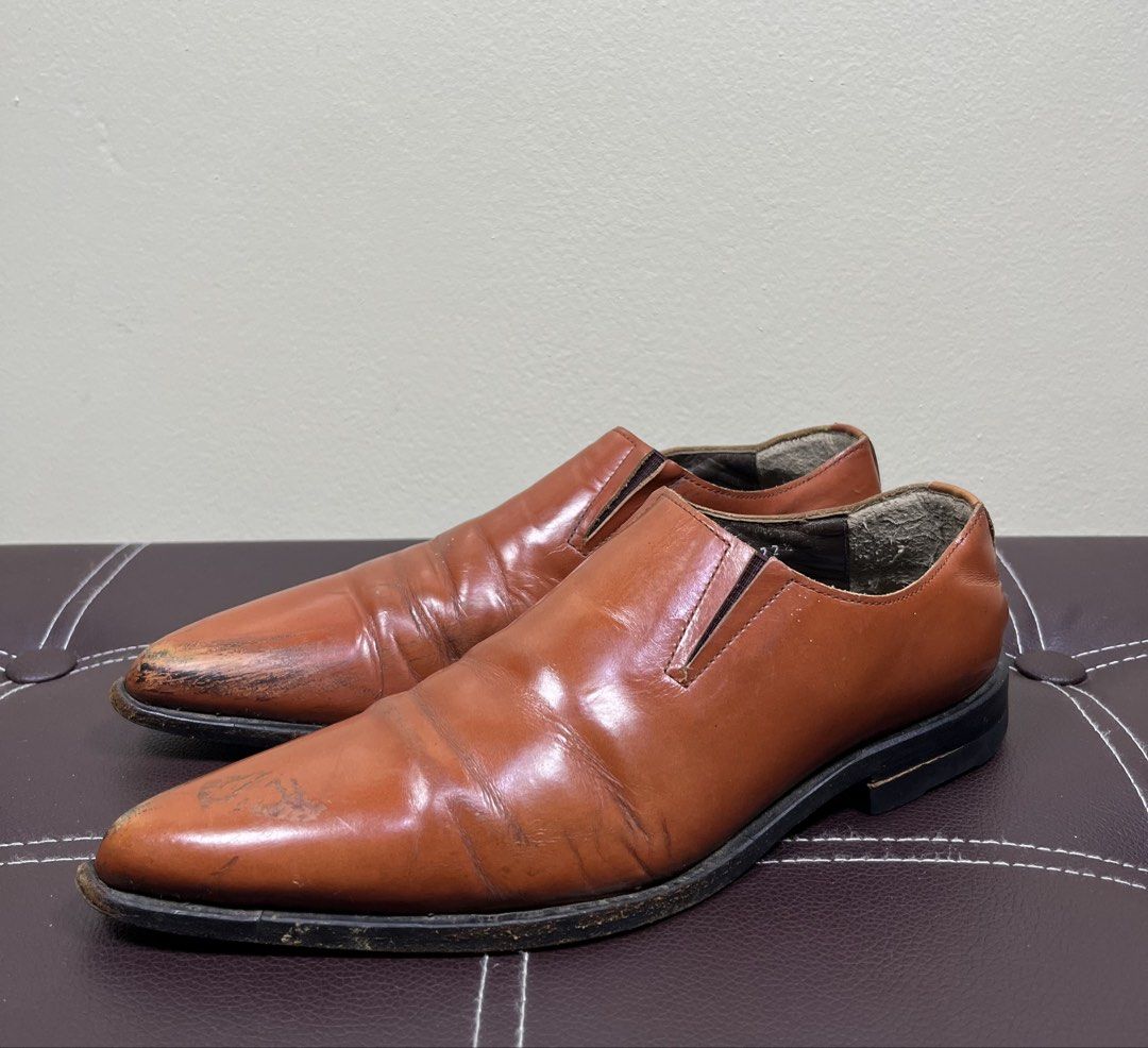 Comme des Garcons Brown Loafers (Category: Casual Shoes) located in Cabanatuan. Submitted by cabsygoods (Listing ID 1469093441, Image 3). Description: Comme des Garcons Brown Loafers Authentic Size 22 1/2 JP Good condition Issue sign of usage Wearable Dm to purchase! 📩.