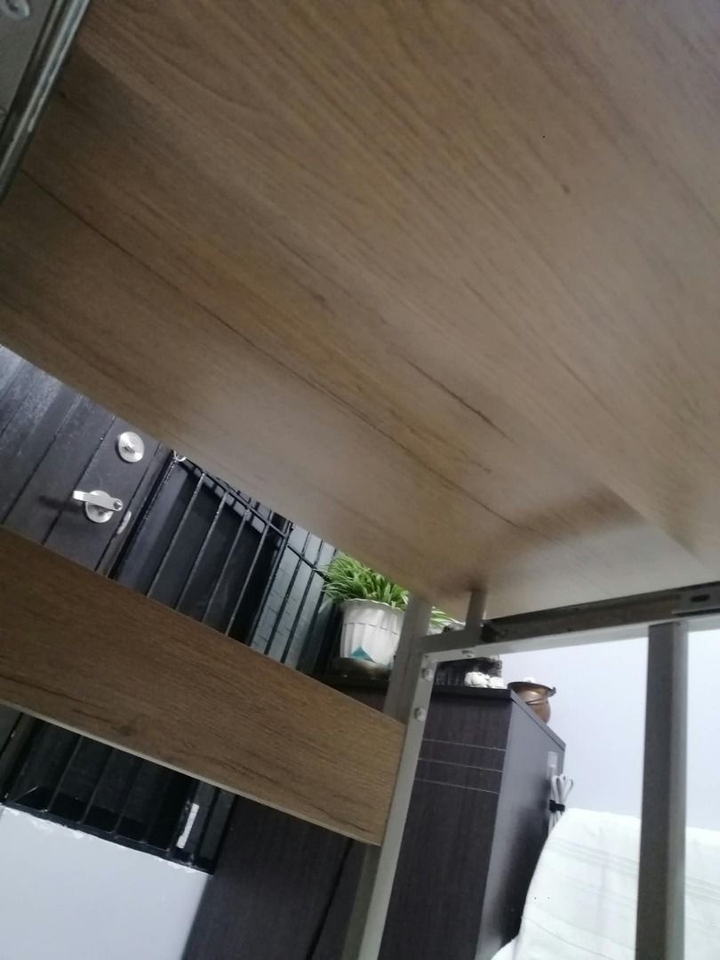 Computer desk with top and bottom storage shelves (Category: Office Furniture & Fixtures) located in Muntinlupa City. Submitted by aecyac (Listing ID 1469080894, Image 3). Description: 𝐂𝐨𝐦𝐩𝐮𝐭𝐞𝐫 𝐃𝐞𝐬𝐤 Brand: San-Yang Model: 405310 Dimension: 60 x 40 x 115 cm (LWH) (See photo for scale) Never used; original packaging box & assembly instruction none To be delivered as an assembled one piece (as shown in the photo) 𝐋𝐎𝐂𝐀𝐓𝐈𝐎𝐍: 𝐁𝐫𝐠
