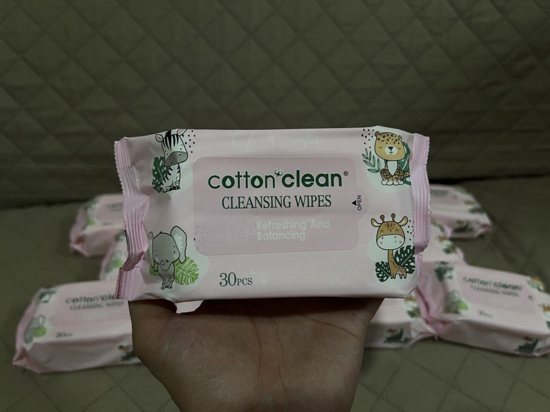 Cotton Clean Cleansing Wipes | 30 Sheets per Pack 🌸 (Category: Sanitary Hygiene) located in Imus. Submitted by graeyowl (Listing ID 1469076769, Image 2). Description: Keep your skincare routine fresh and convenient with Cotton Clean Cleansing Wipes! ✨ Product Features: * 30 wipes per pack * Convenient, travel-friendly packaging * Ideal for everyday cleansing and refreshing * Easy to carry in your bag, pouch or travel kit * Cute packaging with a 