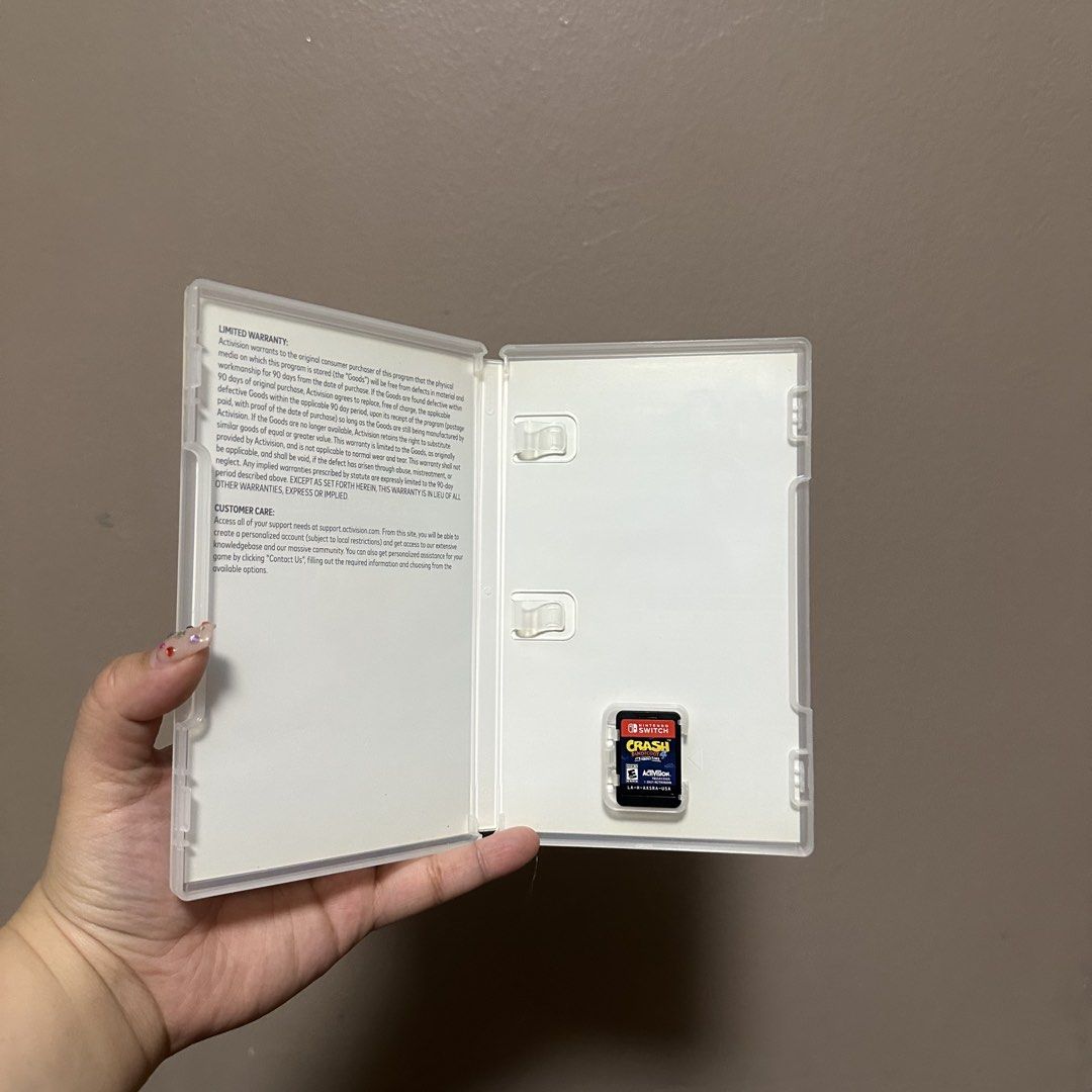 Crash Bandicoot 4 It's About Time Nintendo Switch Game (Category: Nintendo) located in Manila. Submitted by jlnclaire (Listing ID 1469156558, Image 2). Description: - Game: Crash Bandicoot 4 It's About Time - Platform: Nintendo Switch (Physical Standard Copy) - Condition: Tested and working perfectly - Inclusions: Original case and cartridge included - Wasn't able to play with this.