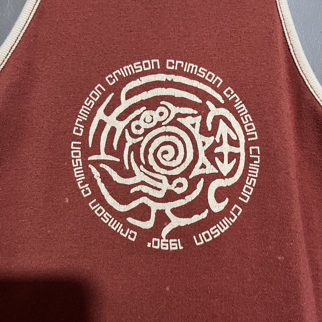 Crimson Graphic Tank Top (Category: Sleeveless) located in Calauan. Submitted by randomthrift.womens (Listing ID 1468959929, Image 2). Description: .