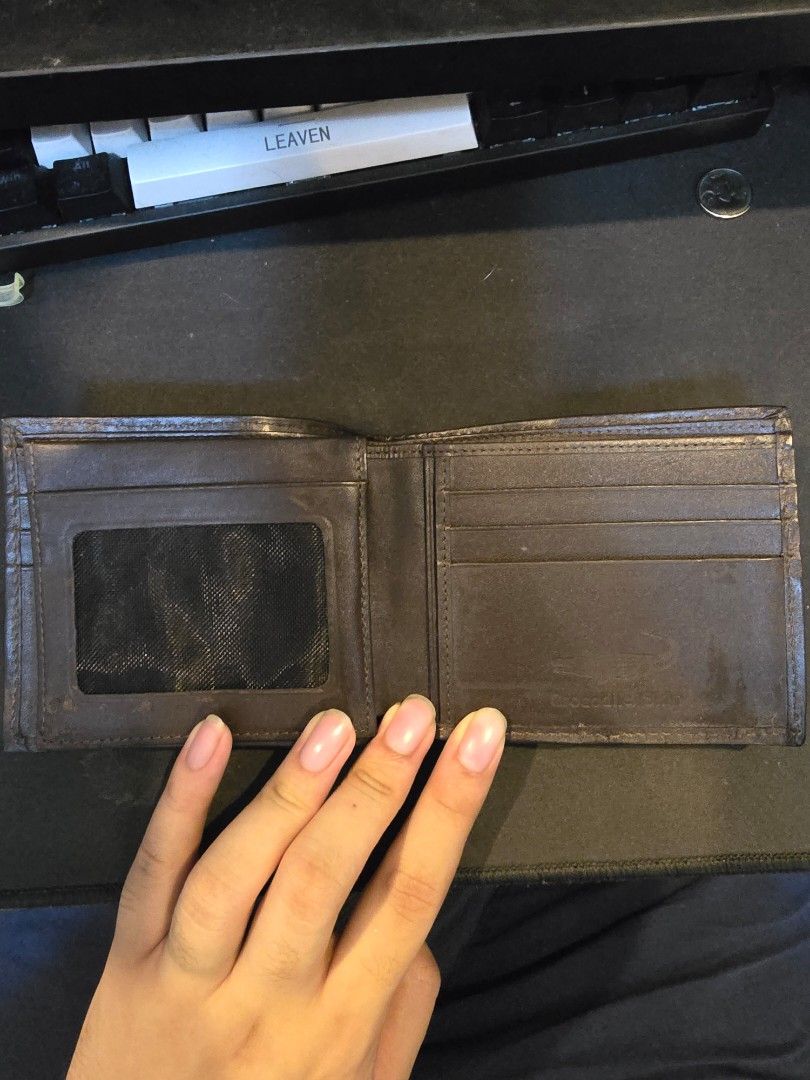 Crocodile Leather Bifold Wallet (Category: Wallets & Card holders) located in Manila. Submitted by dsb1705 (Listing ID 1469098405, Image 3). Description: Crocodile Leather Wallet Price: 3000 PHP (Negotiable) Bought from Bangkok Chatuchak Market at October 2026. Used around 5 times then kept in storage. Genuine crocodile leather (see last pic) RFS: Not my style.