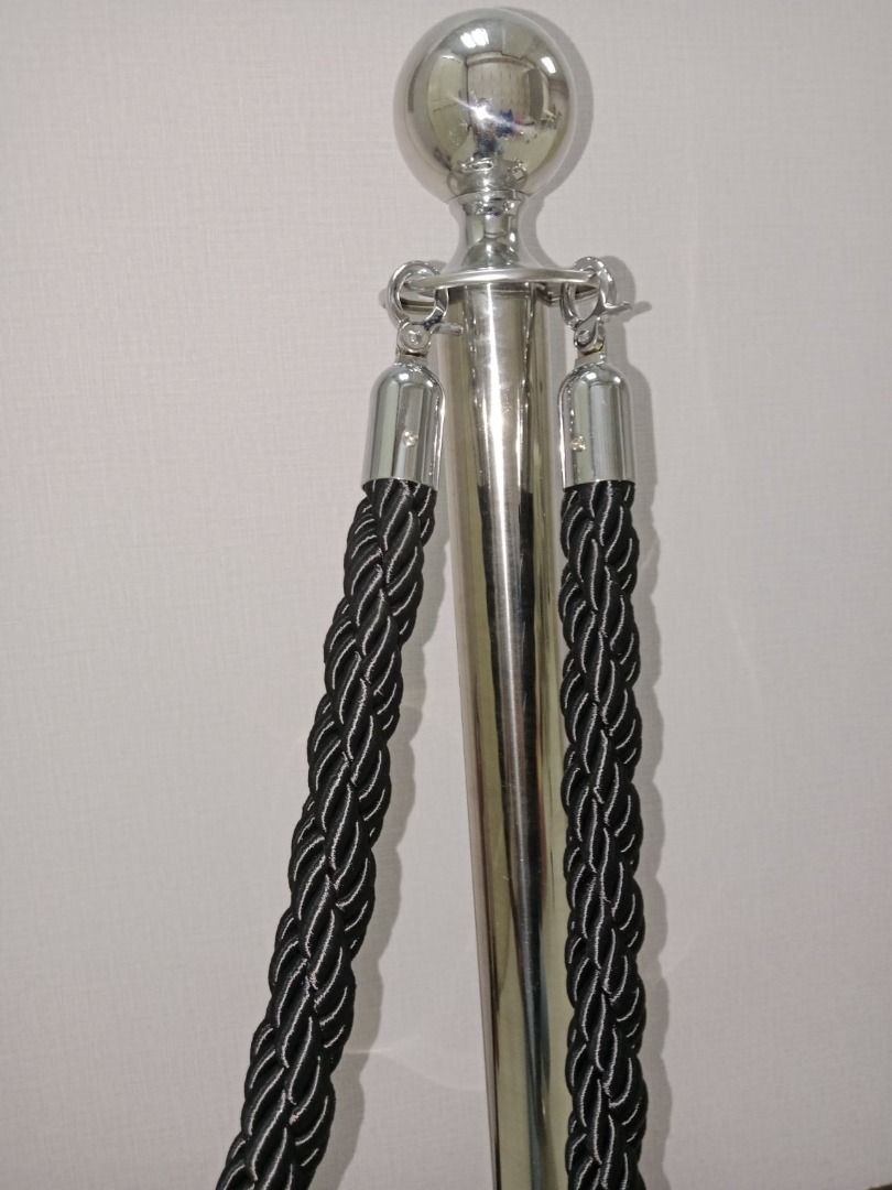 Crowd Barrier - Velvet and Poly Rope (Category: Looking For) located in Makati City. Submitted by johnstone_mkt (Listing ID 1468936427, Image 1). Description: - Premium Starpoint stanchion ropes for effective crowd control - Available in soft velvet or durable poly material - Multiple color options: red, blue, grey, green, and black - Includes secure gold hook hardware on both ends - Easy to clip onto standard stanchion posts - Perfect for events