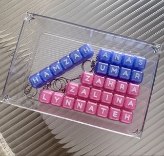 Custom 3D Printed Name Keychains, Hobbies & Lifestyle, Stationery ...