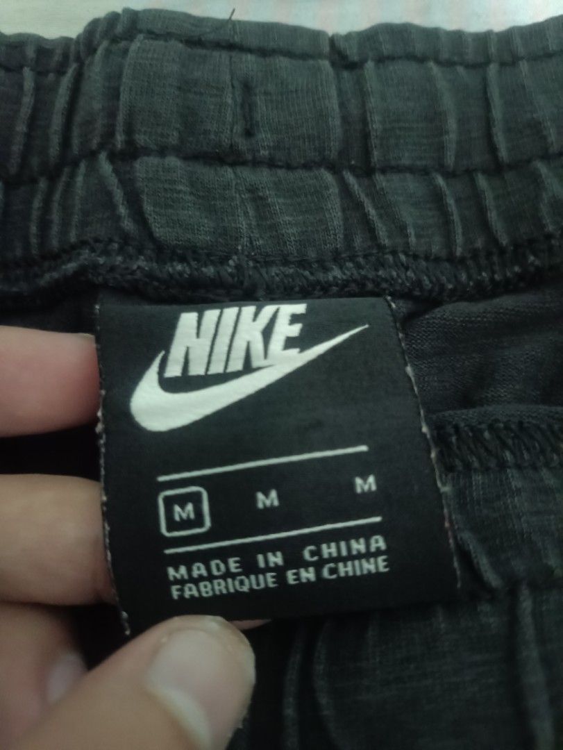 Dark Gray Nike sweat Short Medium (Category: Shorts) located in Quezon City. Submitted by kramps.23 (Listing ID 1469134948, Image 3). Description: Dimes: Waist: 30-35 Lenght: 17.