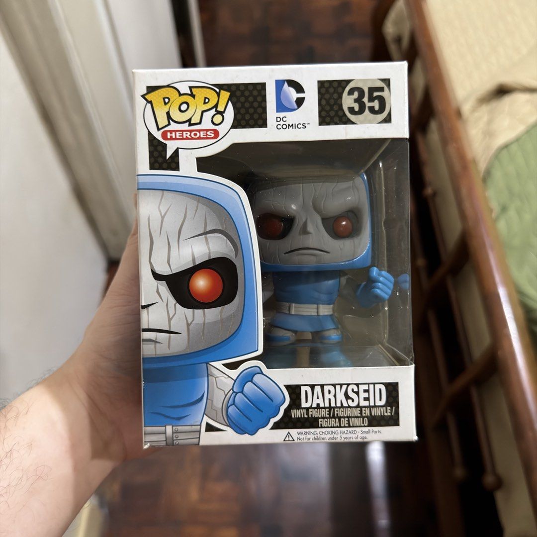 Darkseid Funko Pop (Category: Figurines & Statues) located in Pasig City. Submitted by kingclutter (Listing ID 1469106460, Image 1). Description: With used boss protector.