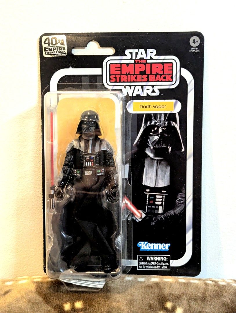 Darth Vader ESB 40th Anniversary Black Series (Category: Figurines & Statues) located in Manila. Submitted by dorkystuff (Listing ID 1469040724, Image 1). Description: Brand New / Mint on Card Back Star Wars Black Series Empire Strikes Back 40th Anniversary DARTH VADER 6 inch scale action figure.