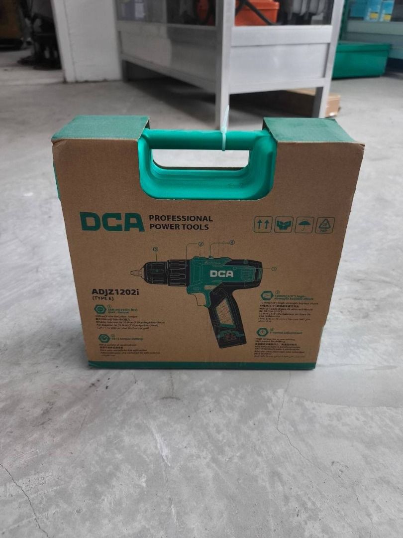 DCA ADJZ1202i (TYPE E) Cordless Driver/Hammer Drill (Category: Home Improvement Tools & Accessories) located in Manila. Submitted by 09171479278_elsie. (Listing ID 1468986473, Image 2). Description: DCA ADJZ1202i (TYPE E) Cordless Driver/Hammer Drill.