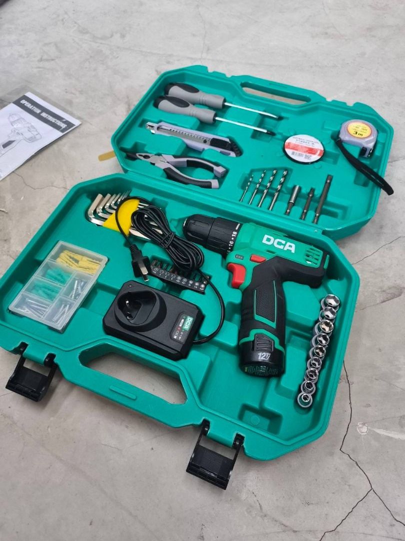 DCA ADJZ1202i (TYPE TD) Cordless Driver/Hammer Drill (Category: Home Improvement Tools & Accessories) located in Manila. Submitted by 09171479278_elsie. (Listing ID 1468986618, Image 1). Description: DCA ADJZ1202i (TYPE TD) Cordless Driver/Hammer Drill.