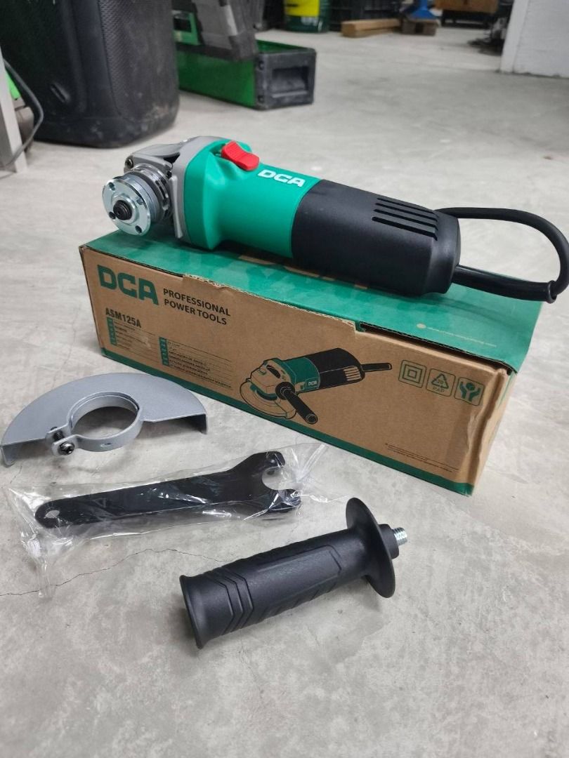 DCA ANGLE GRINDER 5” 850w ASM125A (Category: Home Improvement Tools & Accessories) located in Manila. Submitted by 09171479278_elsie. (Listing ID 1468990501, Image 1). Description: DCA ANGLE GRINDER 5” 850w ASM125A.