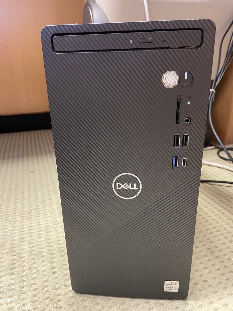 Dell Inspiron 3891 Desktop PC with Monitor Keyboard and Mouse (Category: Desktops) located in Singapore. Submitted by cws8888 (Listing ID 1468977996, Image 3). Description: Dell Inspiron 3891 Desktop Intel® Core™ i3-10105 Processor @ 3.7GHz 8 GB RAM (Single Channel DDR4) Windows 11 Home ver. 25H2 Intel UHD Graphics 630 (128 MB) Intel Wi-Fi 6 AX201 160MHz 932GB Hard Drive DVD / CD +-RW Realtek PCIe GBE Family Controller Communications Port (COM1) 