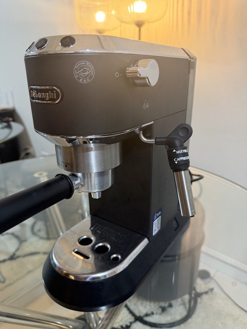 DeLonghi Dedica and Nespresso machines (Category: Coffee Machines & Makers) located in Cebu City. Submitted by ttaglucop (Listing ID 1469041068, Image 2). Description: Used less than 10x tbh hahahaha decluttering our space!!! Buy both or buy separately. For nespresso, pods worth almost 3k included (yardstick pods included also) Nespresso: 5k Delonghi: 10k .