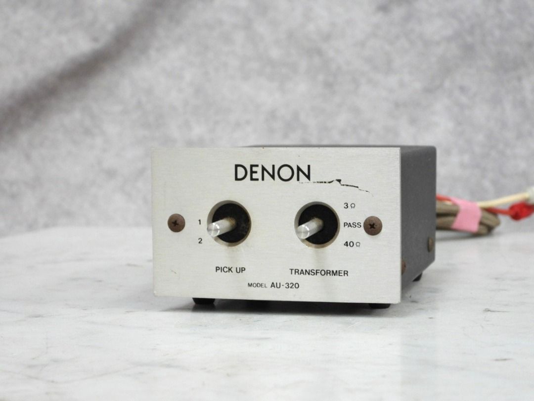 DENON AU-320 Step-up Transformer (Category: Soundbars, Speakers & Amplifiers) located in Caloocan City. Submitted by letao_shopping_ph (Listing ID 1468938536, Image 1). Description: ◆Appearance◆ ・★Shows signs of use and aging, including scratches, stains, and scuffs. ◆Functionality◆ ・★Functionality has not been verified, as the necessary environment for testing is unavailable. 🇯🇵 Interested in this item? Feel free to message us for more details