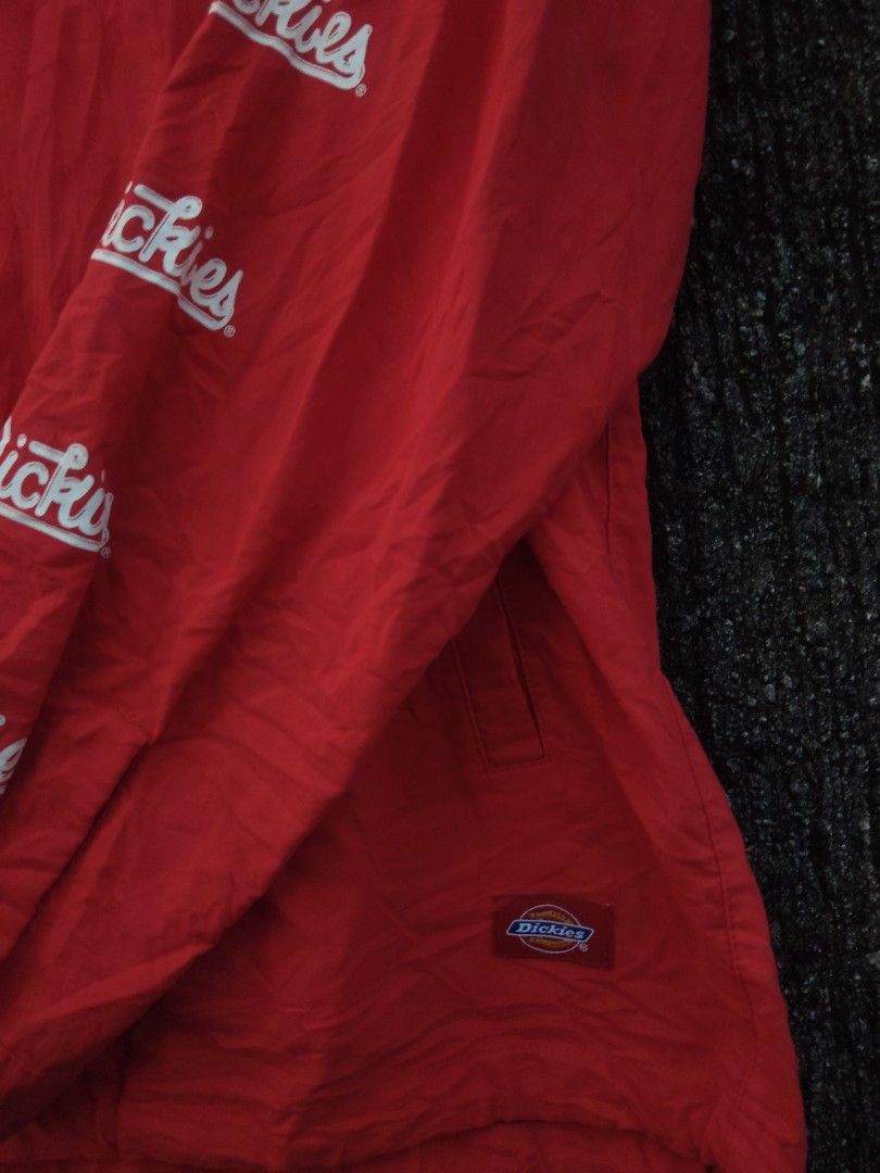 DICKIES WILLIAMSON DICKIE (Category: Coats, Jackets and Outerwear) located in Davao. Submitted by aristotlekhld (Listing ID 1468974920, Image 3). Description: XL on tag dimes 25.5x29 no issue 55 %nylon 45%cotton.