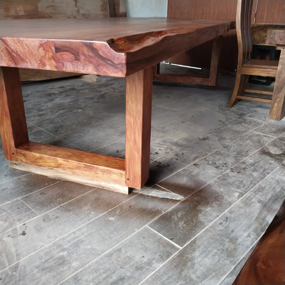 Dining Table for sale (Category: Office Furniture & Fixtures) located in Quezon City. Submitted by jhanjhan23 (Listing ID 1469046178, Image 2). Description: Narra wood Solid table for sale size 3x48x13ft.