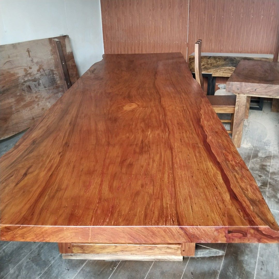 Dining Table for sale (Category: Office Furniture & Fixtures) located in Quezon City. Submitted by jhanjhan23 (Listing ID 1469046178, Image 1). Description: Narra wood Solid table for sale size 3x48x13ft.