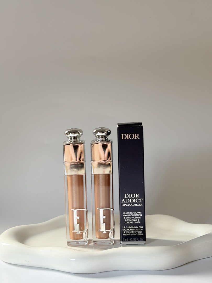 Dior Addict Lip Maximizer in Shimmer Hazelnut (Category: Makeup) located in Taguig. Submitted by makeupgoodiess (Listing ID 1468932890, Image 1). Description: 2 slots.