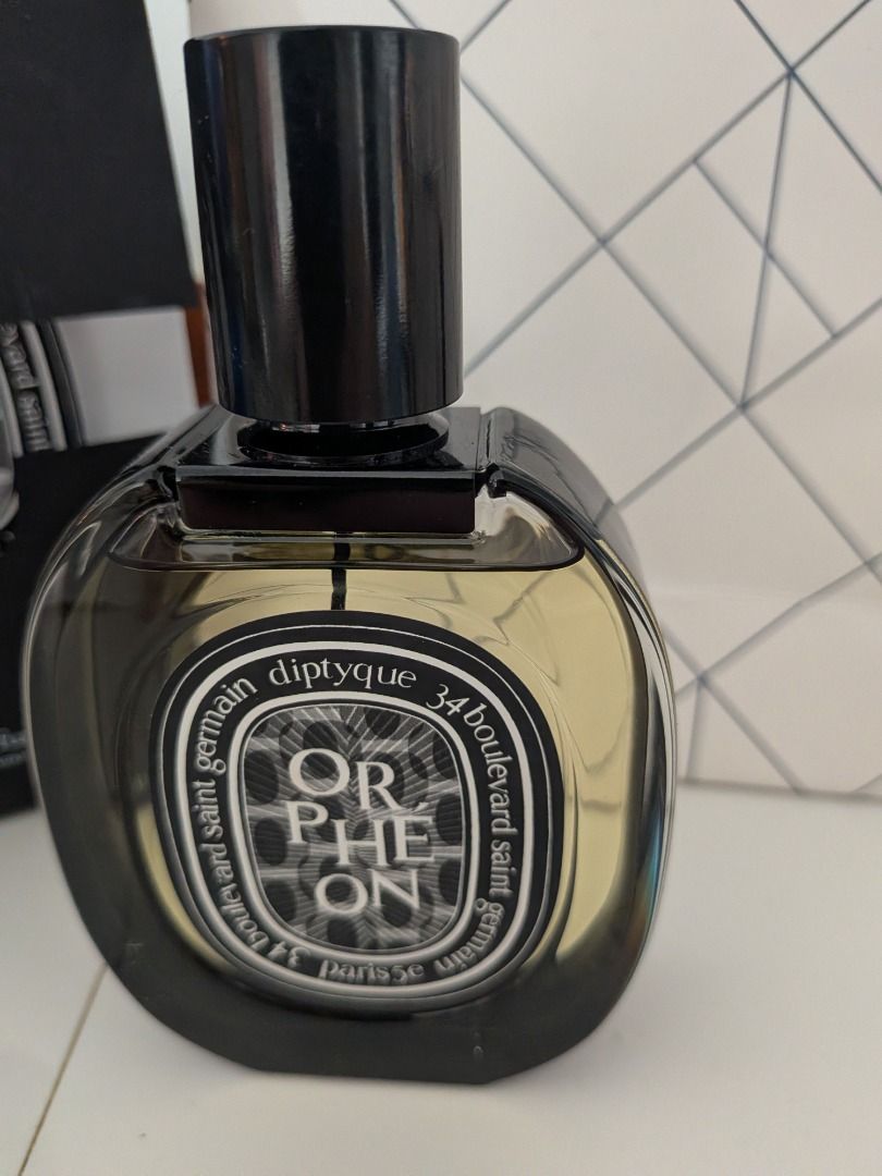 Diptyque Orphéon Eau de Parfum 75ml (Category: Fragrance & Deodorants) located in Cebu City. Submitted by kawashima27 (Listing ID 1469002406, Image 2). Description: Authentic Diptyque Orphéon Eau de Parfum. - 75ml bottle - Slightly used, almost full - Purchased in the Philippines - With original packaging - Meet-up available in Cebu City - Reason for selling: Leaving the Philippines soon Price is negotiable. Feel free to message me!.