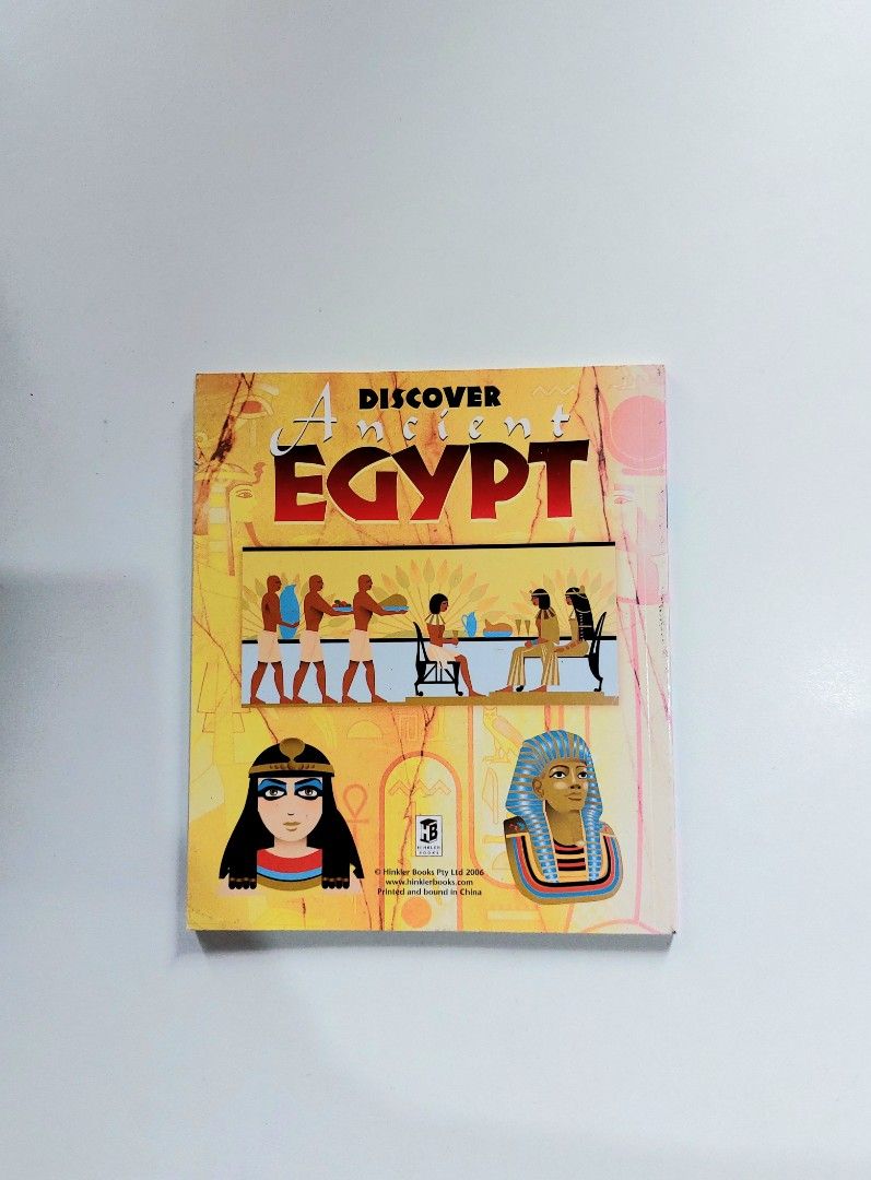 Discover Ancient Egypt Activity Book | Hinkler Books 2006 (Category: Children's Books) located in Tanauan. Submitted by solanareads (Listing ID 1469090137, Image 2). Description: 📚 major bookshelf clean out / clearance sale ~ — RFS: decluttering my bookshelves and switching to digital books — MOP: Gcash | fast shipping *feel free to send a message if you wish to negotiate the price :).