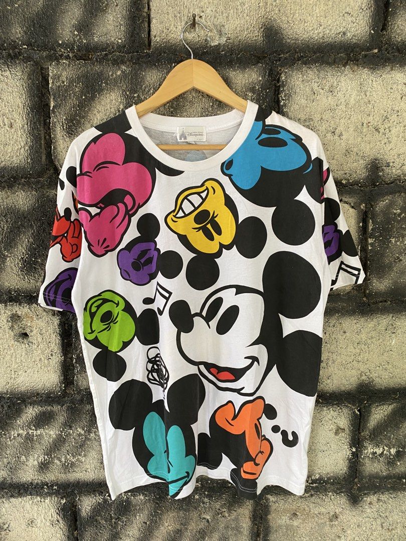 Disney Mickey AOP Shirt (Category: Tshirts & Polo Shirts ) located in Villaverde. Submitted by theluxurythrift.ph (Listing ID 1468971561, Image 1). Description: Wts Disney Mickey AOP Shirt Size Xlarge on Tag W 23 Inch L 29 Inch Excellent Condition Issue: Pinhole sa Necktag 799 + Sf.