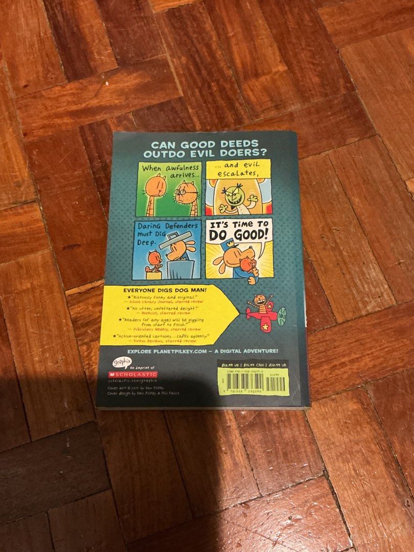 Dog Man: For Whom the Ball Rolls (Category: Children's Books) located in Muntinlupa City. Submitted by antonrizz (Listing ID 1469034947, Image 2). Description: - Title: Dog Man Book 7 - Author: Dav Pilkey (Creator of Captain Underpants) - Publisher: Scholastic Graphix - Perfect for: Kids and young readers looking for a fun graphic novel.