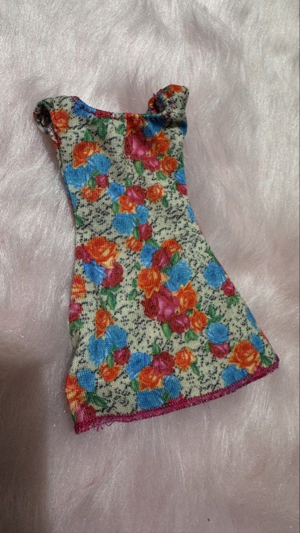Doll Floral Mini Dress (Category: Kids Toys) located in Mandaluyong City. Submitted by maelovestoshop (Listing ID 1469132561, Image 1). Description: Maliit sa barbie.