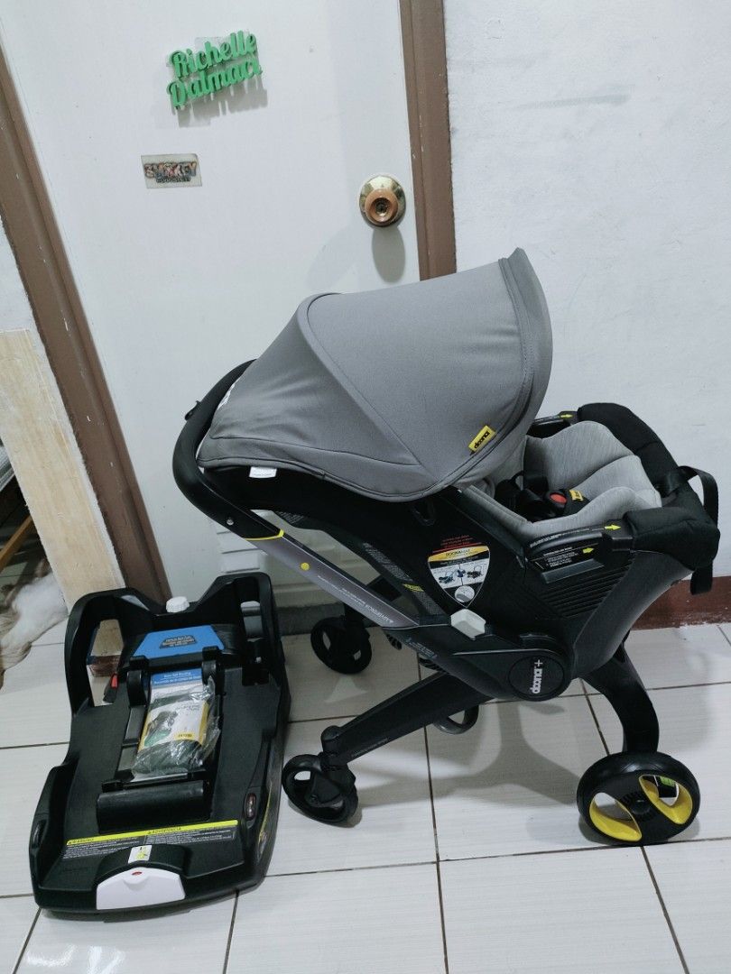 Doona stroller carseat (Category: Strollers) located in Manila. Submitted by rarequeen.22 (Listing ID 1469156872, Image 2). Description: For sale Original Doona car seat stroller with base Aircraft approved✈️ 1 simple motion operation from car seat to stroller in seconds! Good as new! ☺️❤️ Super nice po nito. Can be used as ▪️stroller ▪️Carseat ▪️ Rocker ▪️Baby basket DM for videocall For pickup or lalamove only LoC🏠 pk2 General trias Cavite.