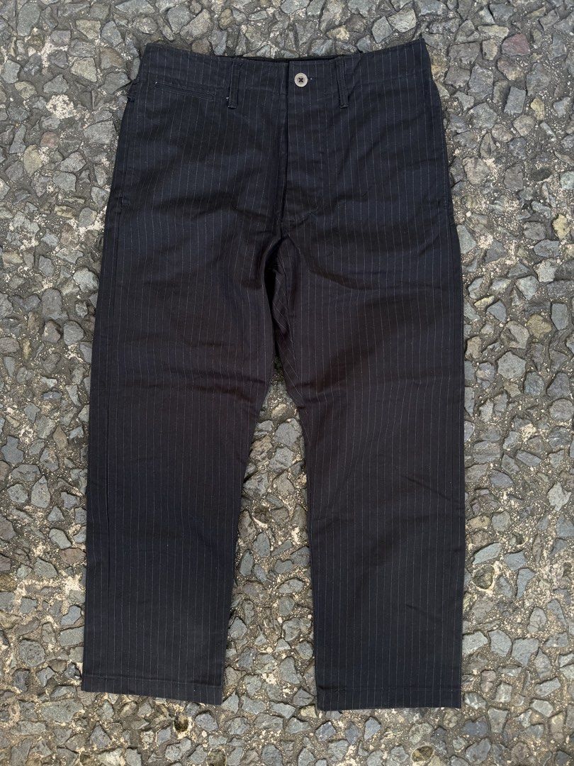 Double RL ralph Lauren (Category: Trousers) located in Quezon City. Submitted by macleen17 (Listing ID 1469011213, Image 1). Description: Double RL ralph Lauren Pinstripes pants Missint one buttons check on photos Size 30 Dimes 30W/35.5L Excellent Condition .