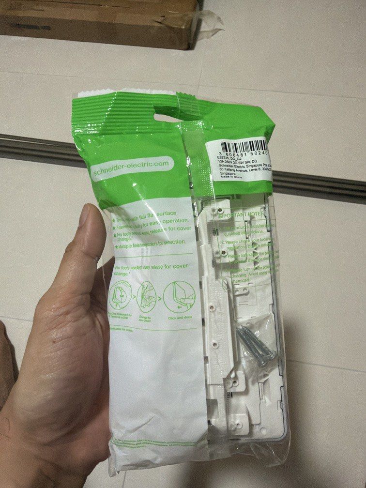 Double Socket (Category: Electrical, Adaptors & Sockets) located in Singapore. Submitted by crafthausbymiyq (Listing ID 1469082757, Image 2). Description: .