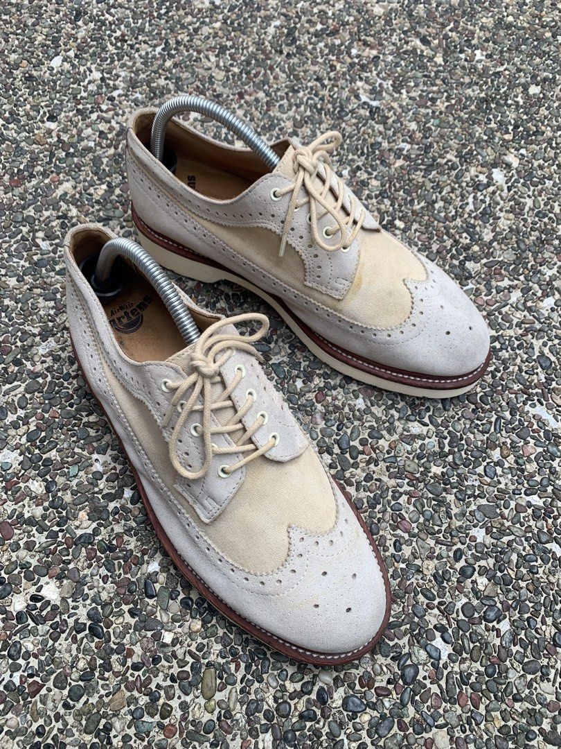 Dr. Martens Alfred Wingtip Brogue Shoes (Category: Casual Shoes) located in Baguio. Submitted by darkcollection_1428 (Listing ID 1469084092, Image 2). Description: Dr. Martens Alfred Wingtip Brogue Shoes • Very Good Condition • Size 9 US/ 42 Euro • Needs Cleaning • Issue: May heel drag lang and needs cleaning 💸1500 + shipping fee 📍Ambiong Baguio Location.
