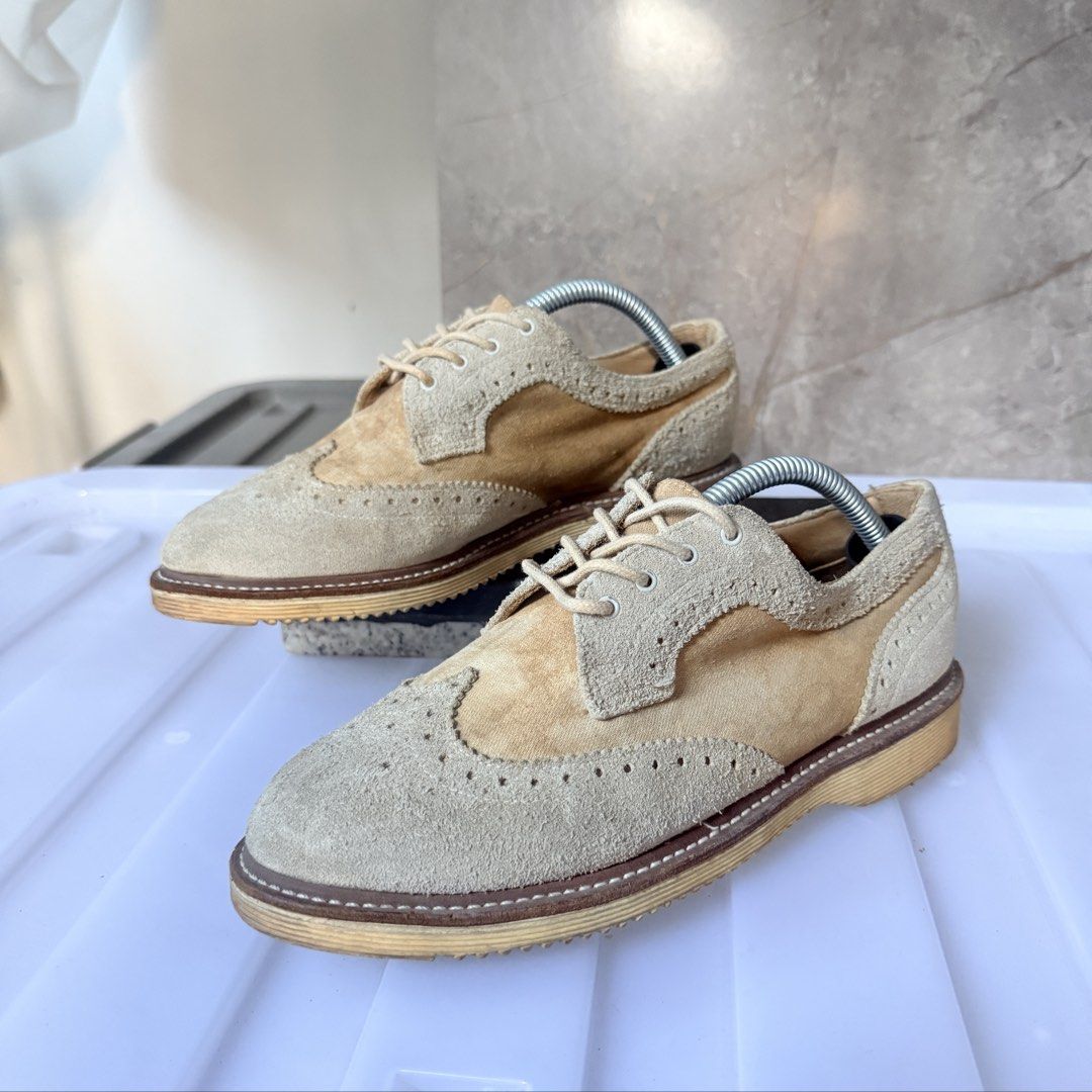 Dr. Martens Two-Tone Suede Wingtip Brogue Joyce (Category: Dress Shoes) located in Quezon City. Submitted by hervics (Listing ID 1469028429, Image 1). Description: Original Dr. Martens RFS: Decluttering Needs Cleaning UK 3 / Size 6.