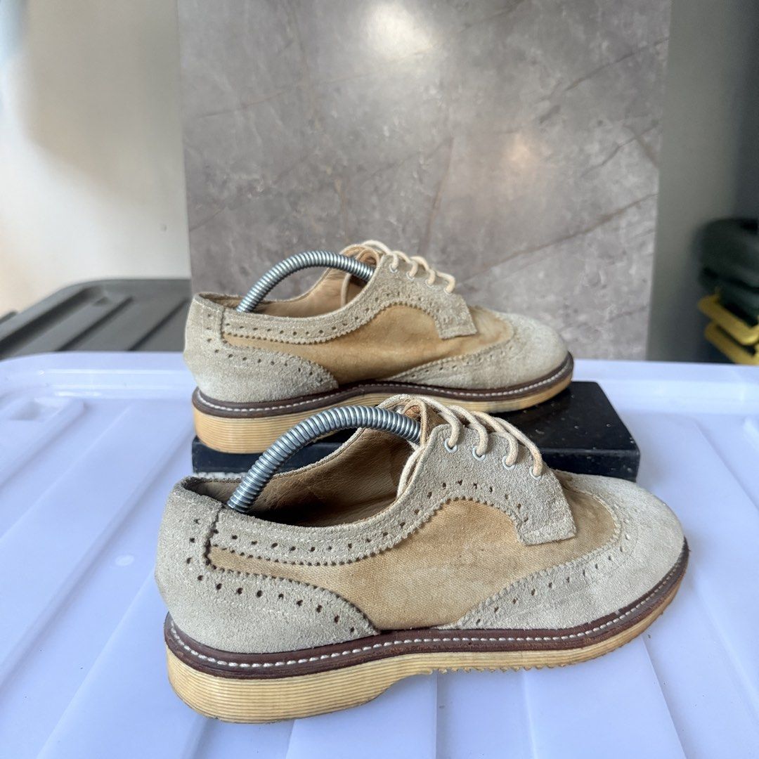 Dr. Martens Two-Tone Suede Wingtip Brogue Joyce (Category: Dress Shoes) located in Quezon City. Submitted by hervics (Listing ID 1469028429, Image 3). Description: Original Dr. Martens RFS: Decluttering Needs Cleaning UK 3 / Size 6.