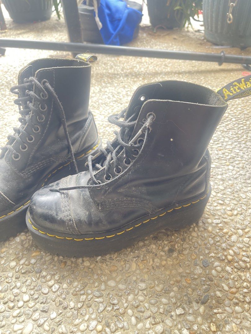 Dr marters 1460 leather boots (Category: Boots) located in Caloocan City. Submitted by curatedgems11 (Listing ID 1468986467, Image 3). Description: Size 36 Good contion just wipe Still negotiable .