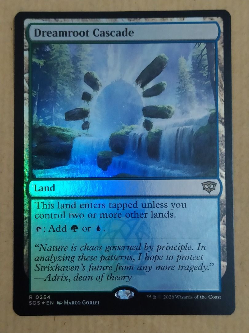 Dreamroot Cascade (FOIL) (MTG TCG) Rare, Toys & Collectibles, Trading ...