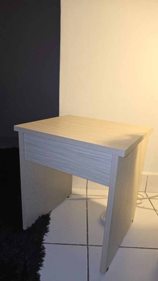 Dressing table (Category: Shelves, Cabinets & Racks) located in Kuala Lumpur. Submitted by saadzx (Listing ID 1469133436, Image 1). Description: Dressing Table With Mirror + Multi Storage + Stool. Dressing Table Dimension: Height 167 x Width 35.7 x Length 71 cm Material: solid particle board Dm for details.