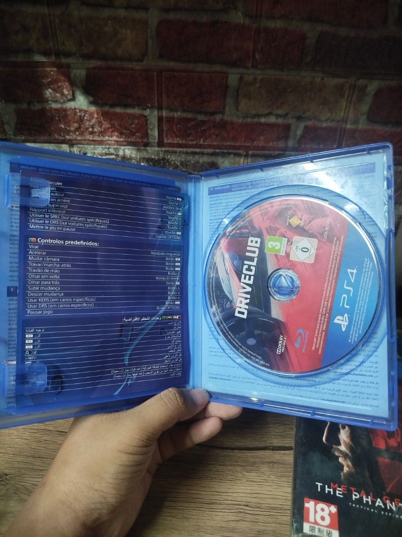 Driveclub PlayStation 4 Game (Category: PlayStation) located in Binan City. Submitted by pumpkiiin02 (Listing ID 1468990436, Image 3). Description: - Game: Driveclub for PS4 - Developer: Evolution Studios - Region / Rating: PEGI 3 - Inclusions: Original case, cover art, manual insert, and game disc - Condition: Case has minor edge wear; game disc is clean and working perfectly.
