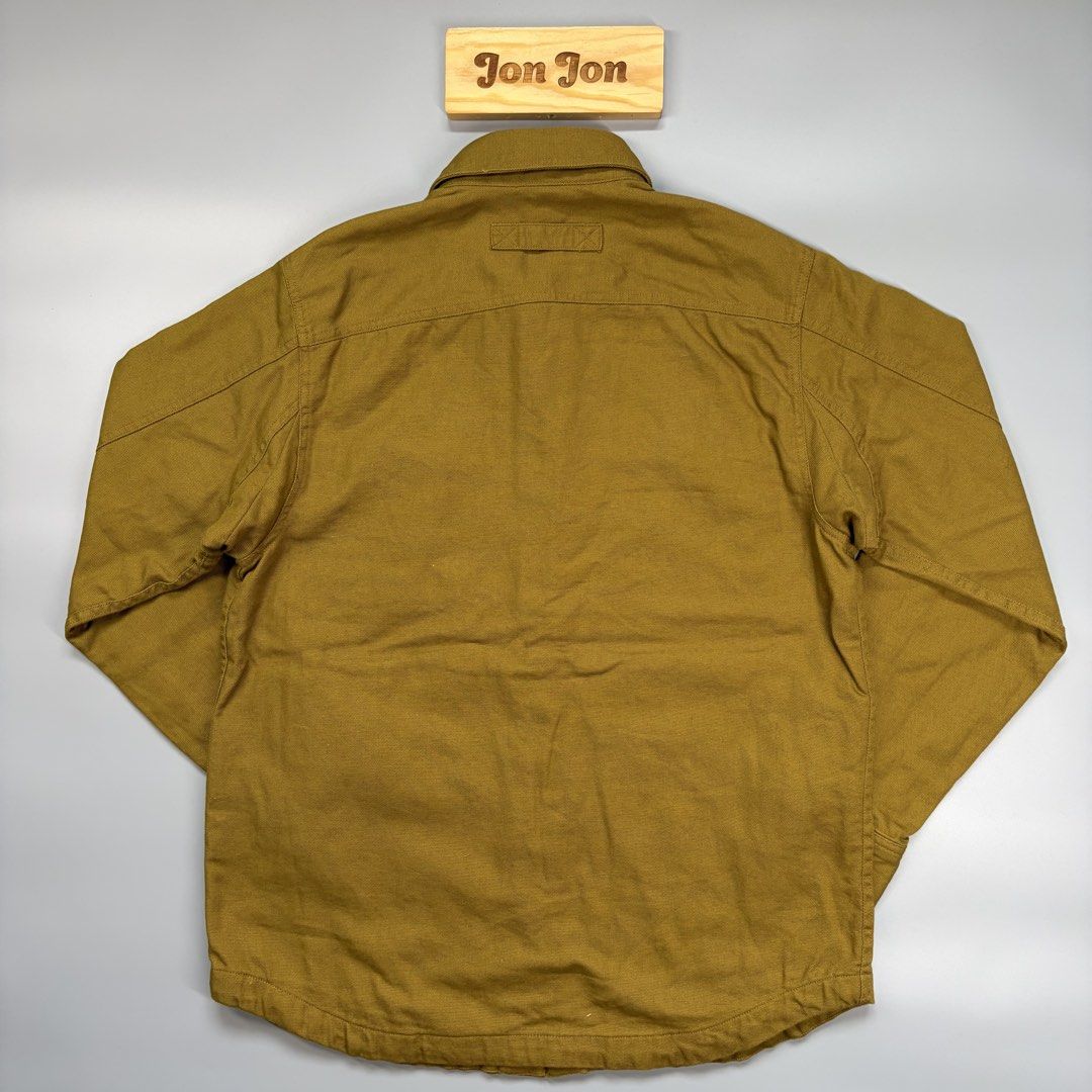 Duluth Trading Fire hose Flannel lined Limber Jacket (Category: Coats, Jackets and Outerwear) located in Cavite. Submitted by onebeancent (Listing ID 1469018590, Image 3). Description: Size: Large to Semi XL Frame Dimension: 23" Width | 29" Length Color: Mustard Color Rate: 10/10 Issue: None Condition: Brand new with tag‼️ Price: 1,999php Additional Shipping Fee (J&T Medium Pouch) 125php Luzon 145php visayas 185php mindanao.