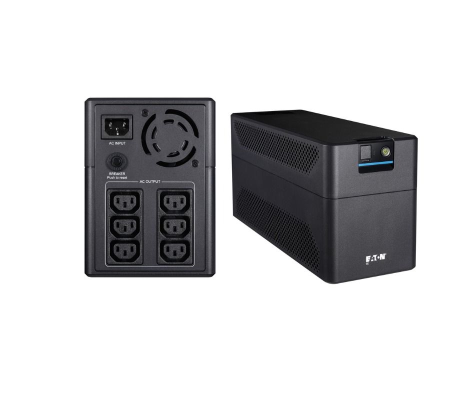 EATON 5E2200UI-EA UPS (Category: Office & Business Technology) located in Caloocan City. Submitted by wildowl.a9e81b (Listing ID 1469013203, Image 1). Description: EATON 5E2200UI-EA UPS Reliable power protection for computers, office equipment, and essential devices. Quantity: 1 Unit Model: Eaton 5E 2200i USB G2 Capacity: 2200VA / 1200W Input Connection: 1 × IEC C14 (10A) Output Connections: 6 × IEC C13 (10A) Warranty: 3 Years on UPS | 3 Years on