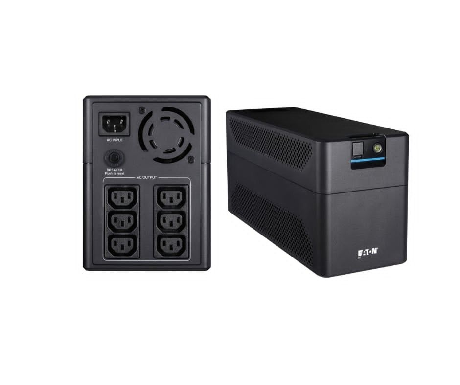 EATON 5E2200UI-EA UPS (Category: Office & Business Technology) located in Caloocan City. Submitted by exomanila-83006 (Listing ID 1469016320, Image 1). Description: EATON 5E2200UI-EA UPS Reliable power protection for computers, office equipment, and essential devices. Quantity: 1 Unit Model: Eaton 5E 2200i USB G2 Capacity: 2200VA / 1200W Input Connection: 1 × IEC C14 (10A) Output Connections: 6 × IEC C13 (10A) Warranty: 3 Years on UPS | 3 Years o