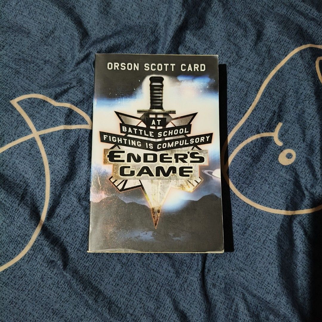 Ender's Game by Orson Scott Card (Category: Storybooks) located in Santo Domingo. Submitted by rajjinni (Listing ID 1469058522, Image 1). Description: - Title: Ender's Game by Orson Scott Card - Format: Paperback - Condition: Good, readable spine with minor edge shelf wear - Flaws: Natural yellowing and some age-related spotting - Perfect for: Sci-fi fans looking for an affordable classic read.