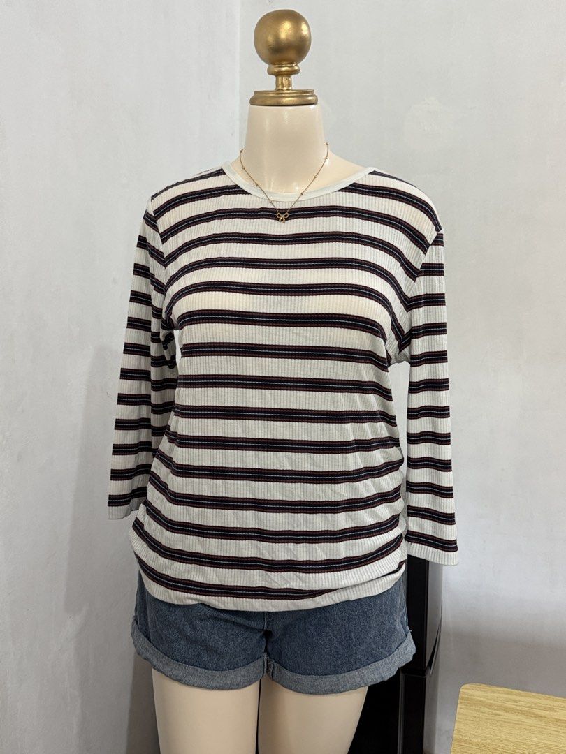 ETC BOSSINI TOP KNITTED MEDIUM (Category: Others Tops) located in Dasmarinas. Submitted by ennahsthriftcollection (Listing ID 1469049016, Image 1). Description: ETC BOSSINI TOP KNITTED MEDIUM WIDTH: 18 inches LENGTH: 23 1/2 inches.