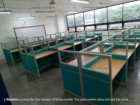 FABRIC WITH GLASS WORKSTATION CUBICLE OFFICE PARTITION (Category: Office Furniture & Fixtures) located in Quezon City. Submitted by cherry.ltsdeco (Listing ID 1468931731, Image 3). Description: LTSDECO Home and Office Furniture Trading MANUFACTURER • FABRICATOR • SUPPLIER Looking for office furniture, modular partitions, workstations, or customized furniture? We can help! LTSDECO Home and Office Furniture Trading is a trusted manufacturer, fabric
