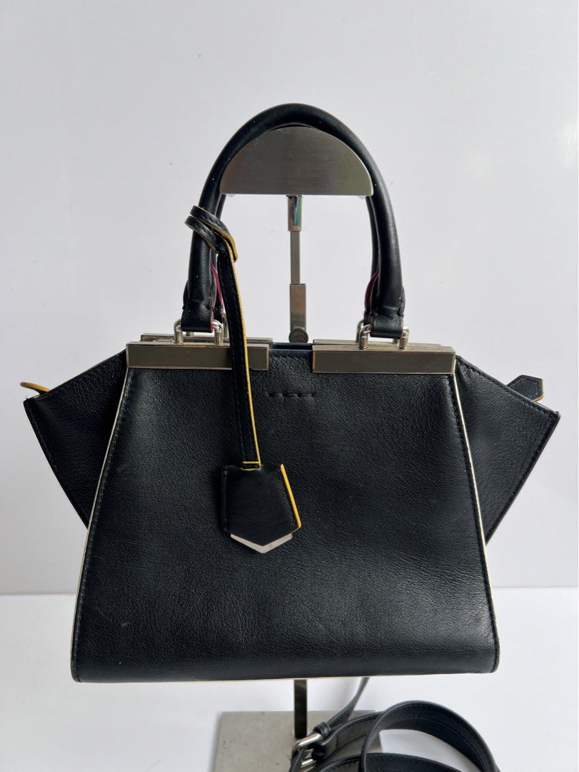 FENDI - LEATHER MINI 3 JOURS 2 WAY BAG (Category: Luxury Bags & Wallets) located in Cavite. Submitted by _Gizmo (Listing ID 1469021938, Image 3). Description: Fendi - Leather Mini 3 Jours 2 way Bag Measurement Width: 11’ Inch Height: 7’ Inch Depth: 3.5’ Inch Rank AB Normal sign of wear please check all my uploaded photos..