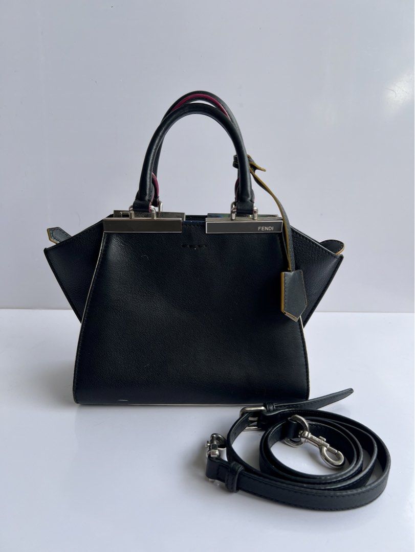 FENDI - LEATHER MINI 3 JOURS 2 WAY BAG (Category: Luxury Bags & Wallets) located in Cavite. Submitted by _Gizmo (Listing ID 1469021938, Image 1). Description: Fendi - Leather Mini 3 Jours 2 way Bag Measurement Width: 11’ Inch Height: 7’ Inch Depth: 3.5’ Inch Rank AB Normal sign of wear please check all my uploaded photos..