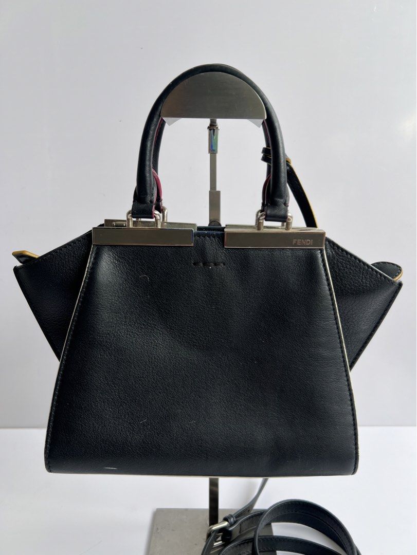 FENDI - LEATHER MINI 3 JOURS 2 WAY BAG (Category: Luxury Bags & Wallets) located in Cavite. Submitted by _Gizmo (Listing ID 1469021938, Image 2). Description: Fendi - Leather Mini 3 Jours 2 way Bag Measurement Width: 11’ Inch Height: 7’ Inch Depth: 3.5’ Inch Rank AB Normal sign of wear please check all my uploaded photos..
