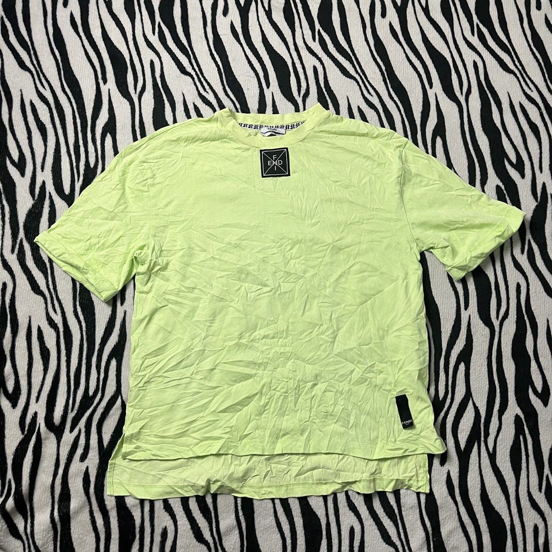 FENDI center logo shirt (Category: Luxury Apparel) located in Manila. Submitted by royaldripmanila (Listing ID 1469085885, Image 1). Description: No issue W19 L22-25.