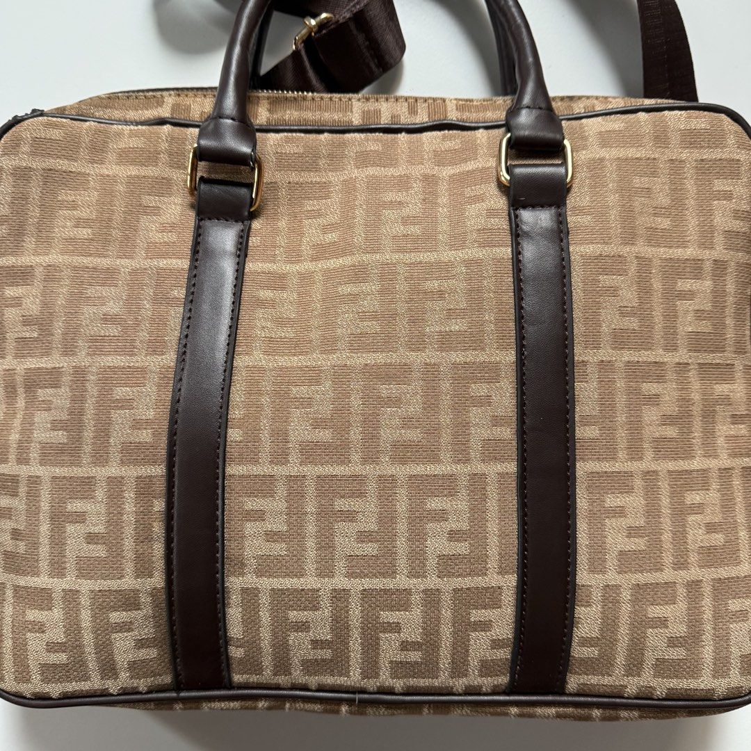 Fendi laptop bag (Category: Luxury Bags & Wallets) located in Cavite. Submitted by kalebfindsluxs (Listing ID 1469143990, Image 2). Description: Fendi laptop bag Good Sign of usage Check details - 1500 + sf Loc cavite Jnt / lalamove .