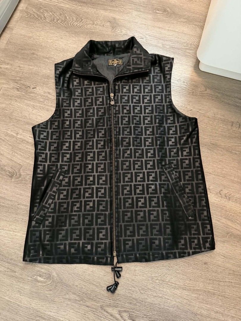 Fendi Zucca Monogram Vest (Category: Luxury Apparel) located in General Trias. Submitted by hungariancheesecake (Listing ID 1468972366, Image 1). Description: 19.5x25.5 Unisex.