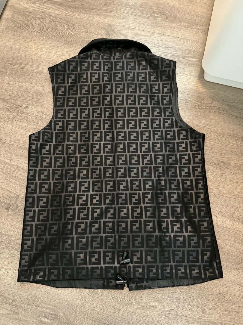 Fendi Zucca Monogram Vest (Category: Luxury Apparel) located in General Trias. Submitted by hungariancheesecake (Listing ID 1468972366, Image 3). Description: 19.5x25.5 Unisex.
